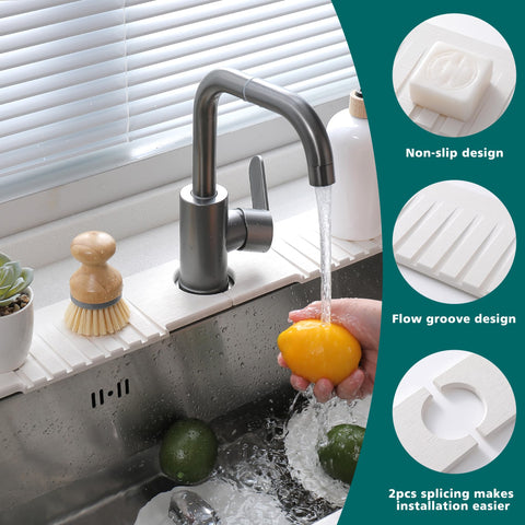 Cnbnd stone tray is easy to rinse or wipe clean for daily use.