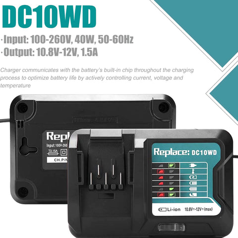 CNBY battery pack fits DC10SB compatible chargers