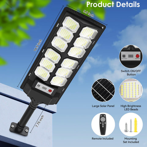 CNOIJUTS 220-degree wide-angle flood light, even distribution.