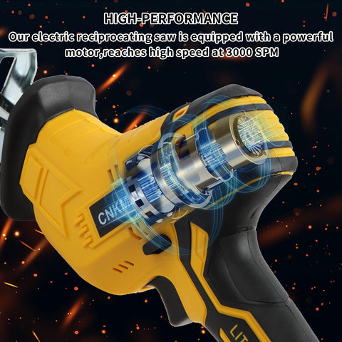 CNKMJRBD tool-free blade change enables quick, safe blade swaps.