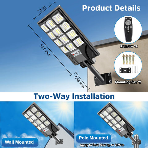 CNOIJUTS remote controller enables flexible brightness and mode control.