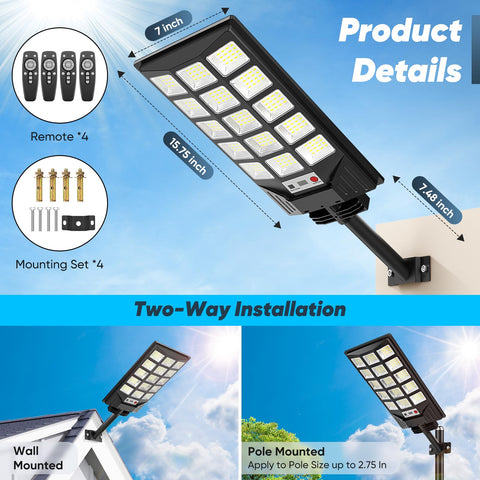 CNOIJUTS IP65-rated durability proof for harsh weather protection.