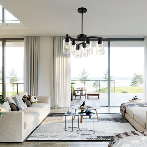 CNRATYE height-adjustable rods allow flexible hanging height.