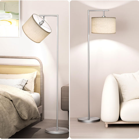 CNXIN floor lamp placed in a living room near a couch for cozy evenings.