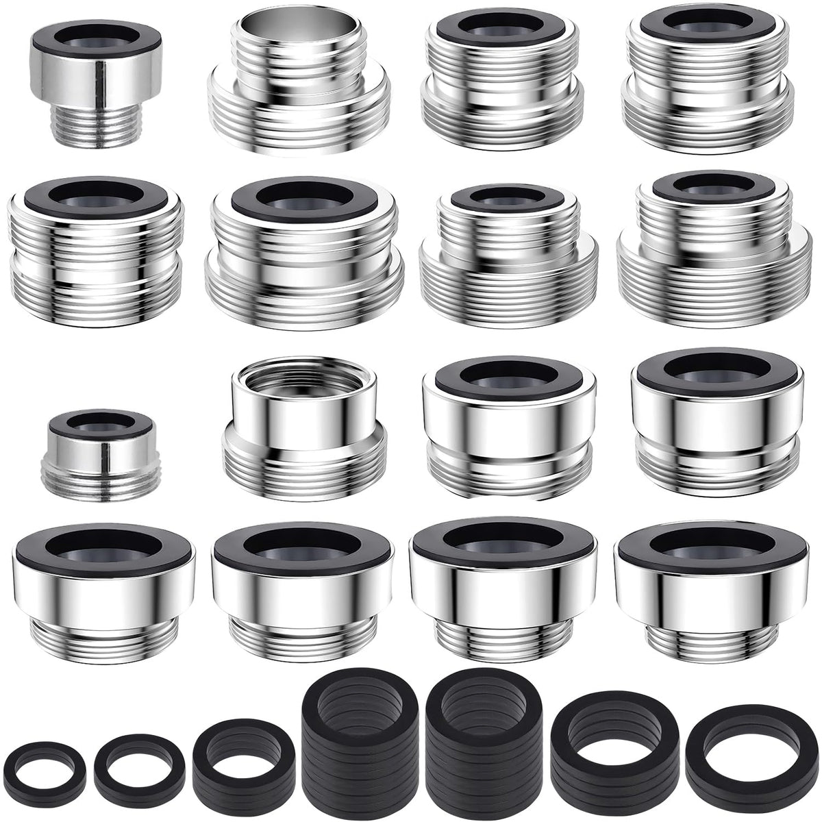 CNYMANY faucet adapter kit universal fit for standard faucets enabling versatile connections.
