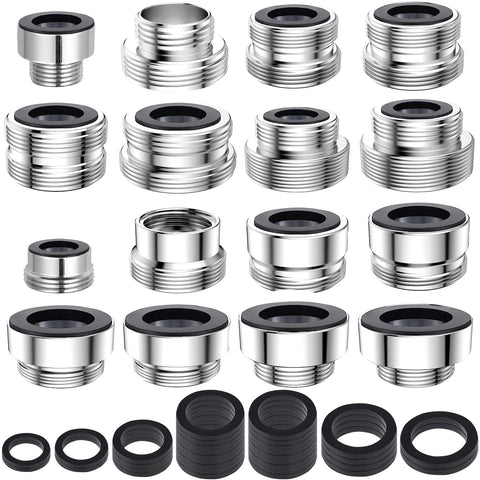 CNYMANY faucet adapter kit universal fit for standard faucets enabling versatile connections.