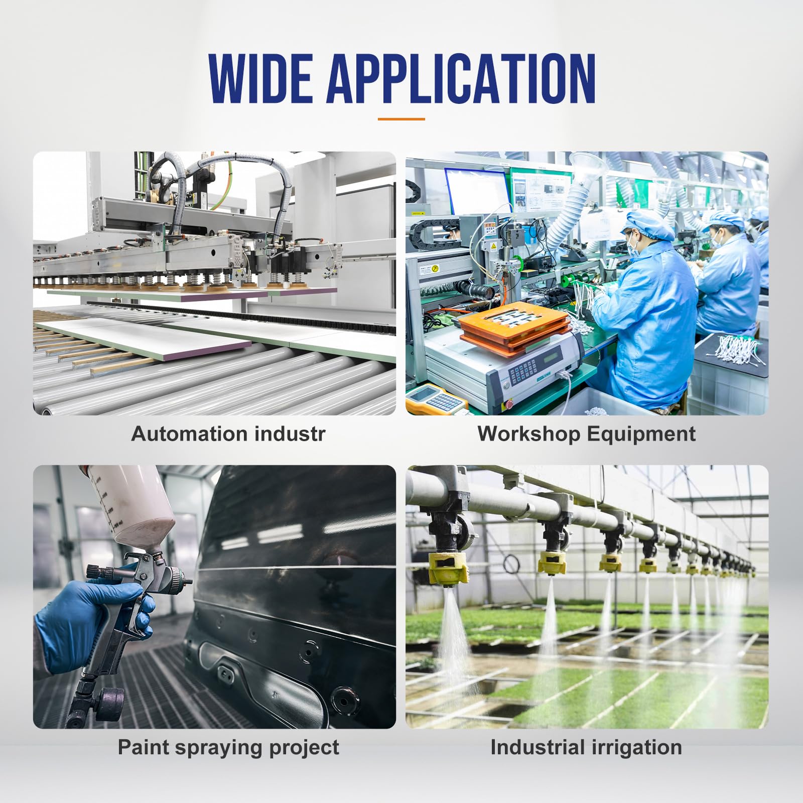 CNZG PNEU teflon tape and hose cutter included for easy assembly