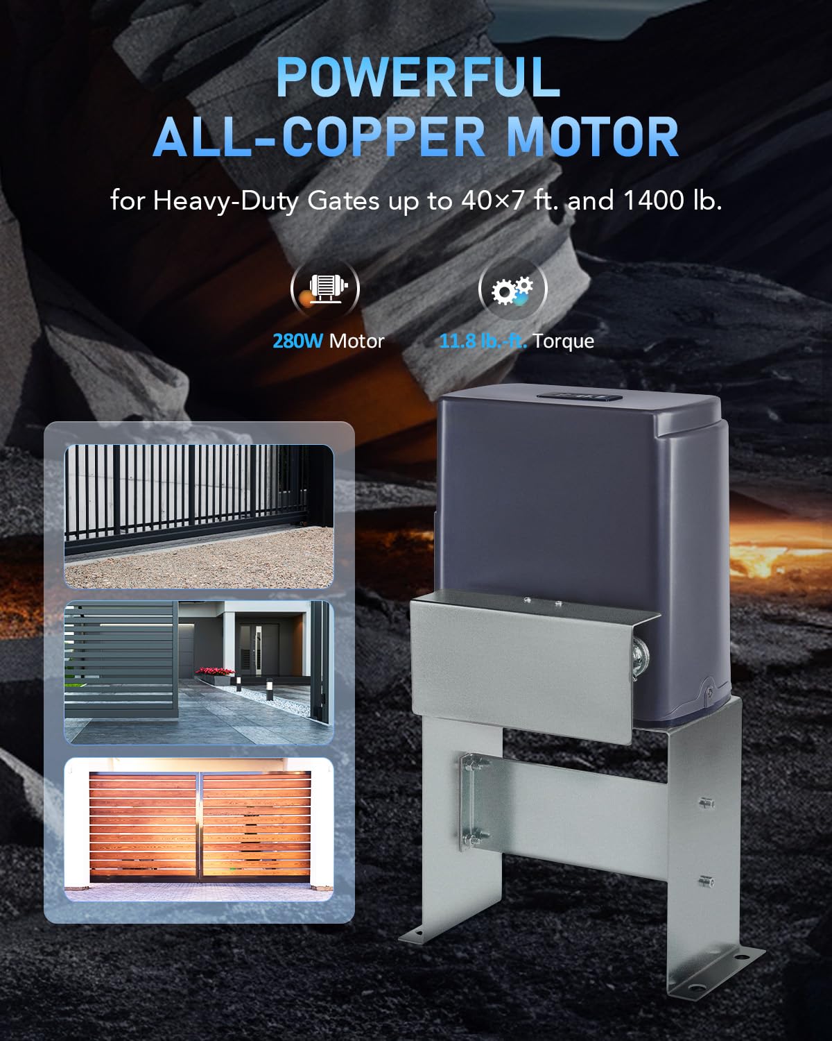 CO-Z CG1400 remote controls enabling convenient gate access