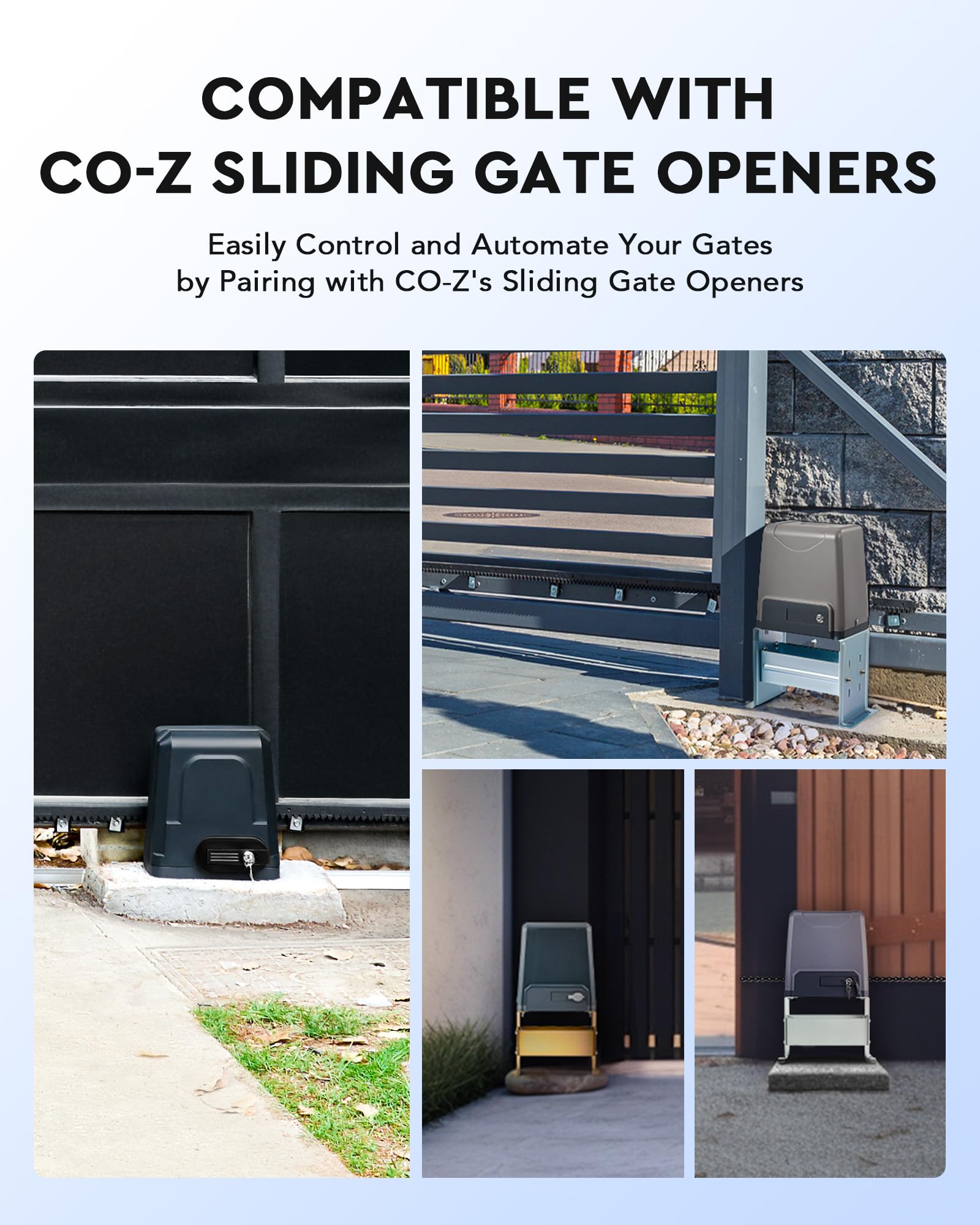 CO-Z easy installation kit for CO-Z gate openers