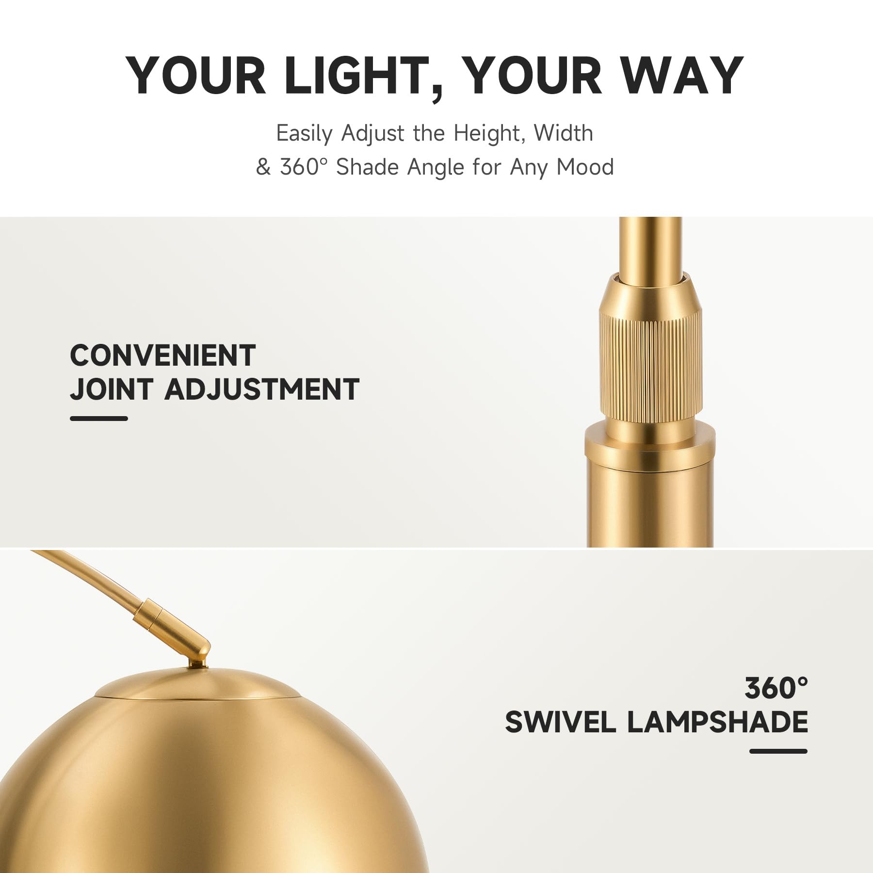 CO-Z LED bulb included offers long-lasting warm illumination.