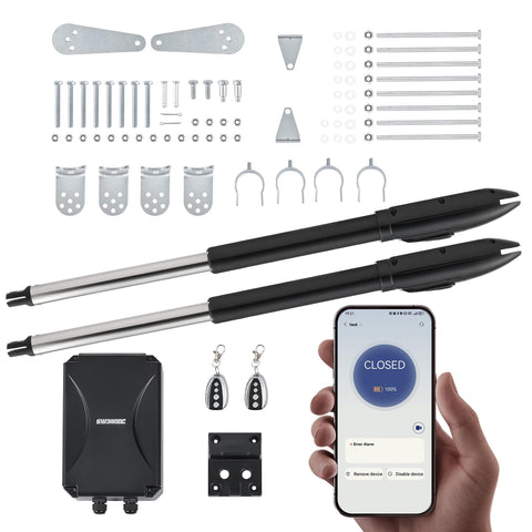CO-Z Smart Gate Opener Kit front view for easy driveway access control.