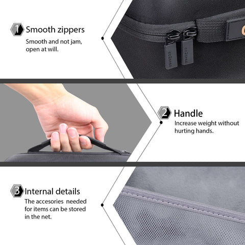 co2CREA hard travel case hand strap for easy carrying on the go