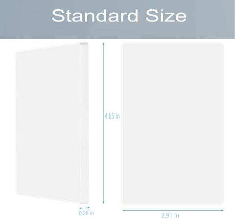 COAPIN258 modern white faceplate blends with decor and existing switches