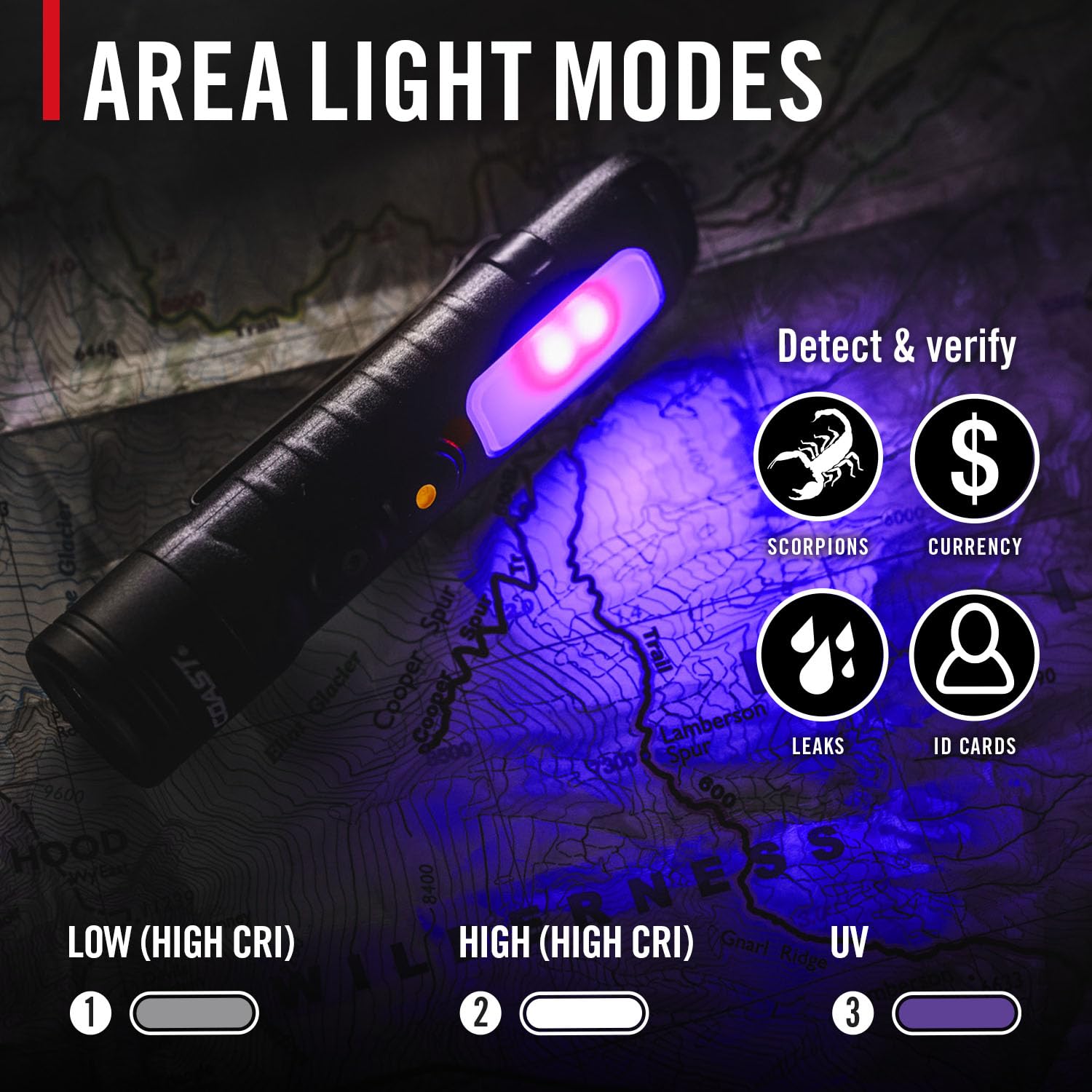 Coast KL30R high CRI white light for true color near tasks.
