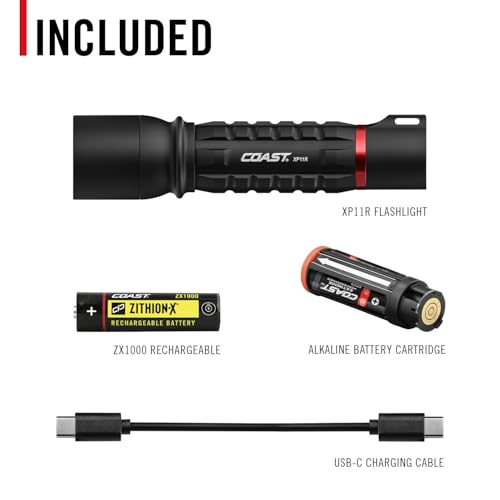 COAST XP11R storm-proof design stands up to rough outdoor use