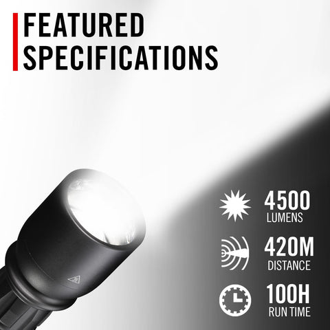 Coast XP14R side view highlights compact portability for trucks and backpacks.