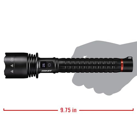 Coast XP40R long-range beam reaches distant work sites.