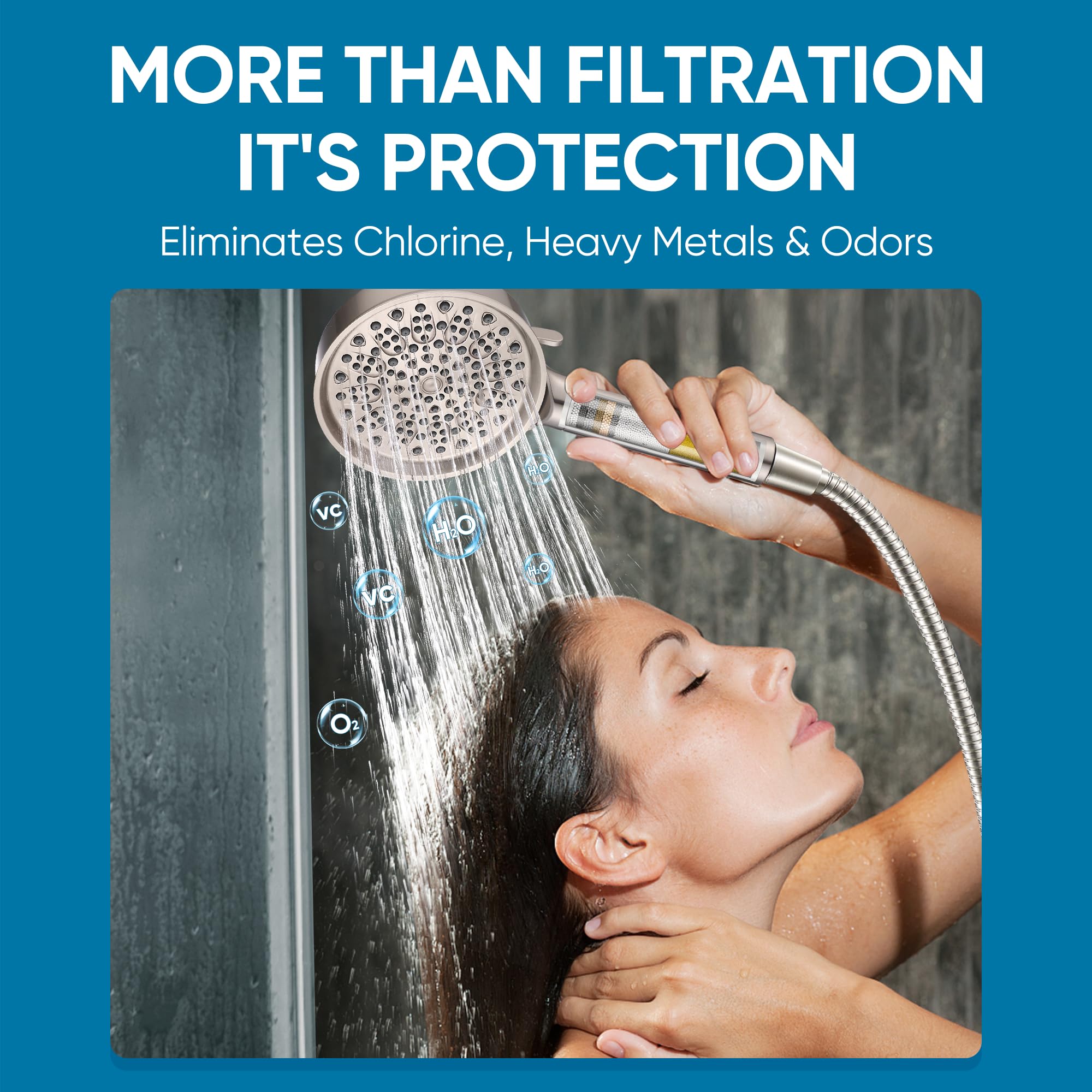 Cobbe six-spray modes enable customized, comfortable showers.