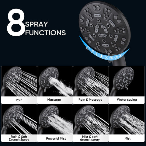 Cobbe handheld shower hose detail emphasizes corrosion-resistant stainless steel for lasting use.