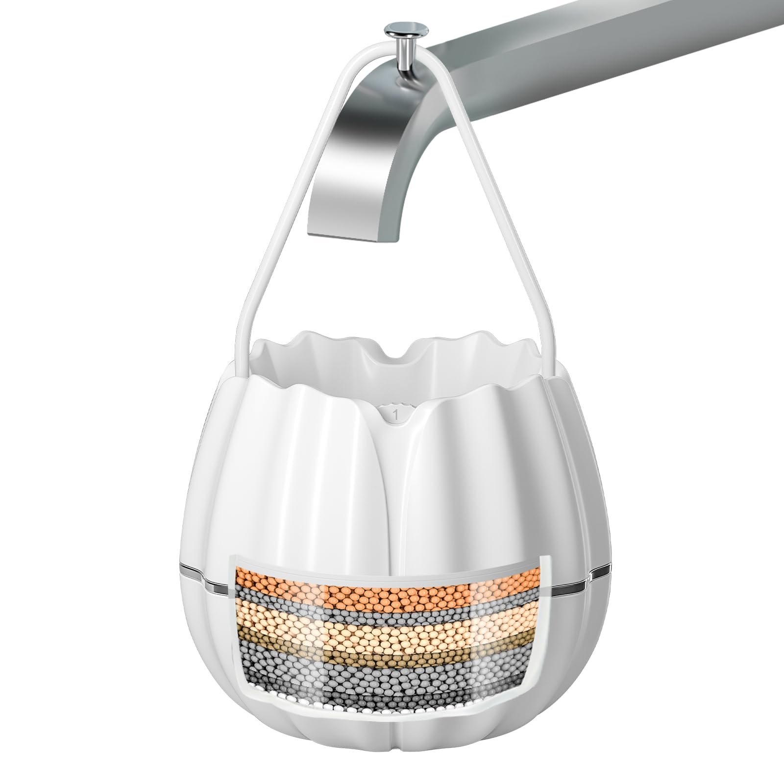 Cobbe bath-filter-tub-overview shows soft water feel for skin and hair.