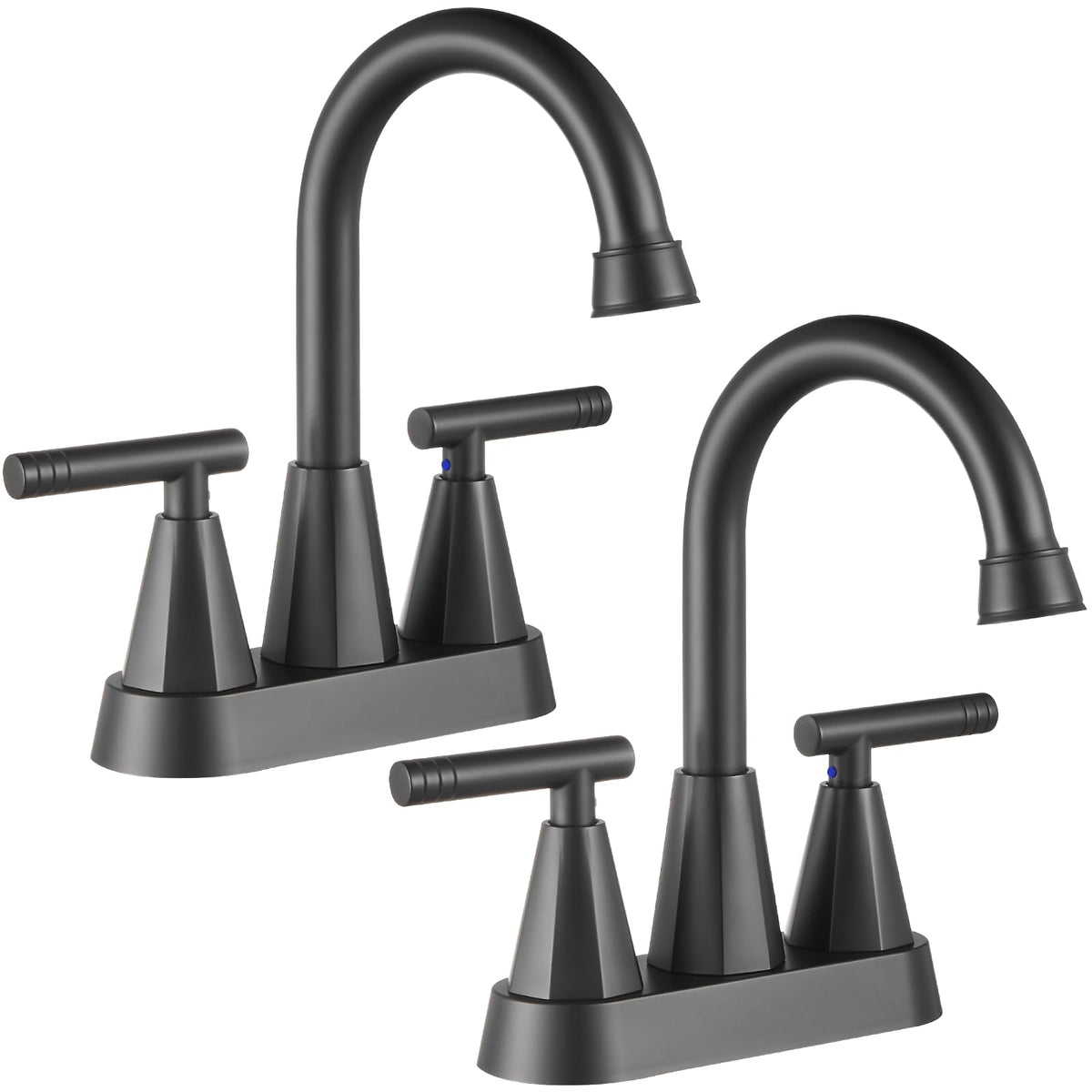Cobbe faucet with 360° swivel spout for easier cleaning reach.