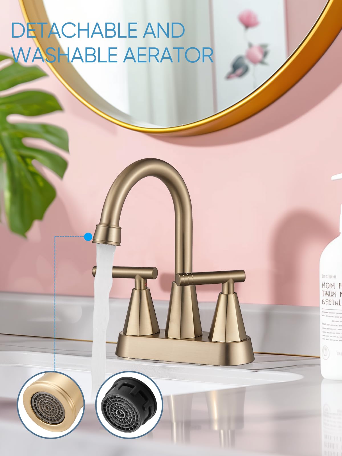 3-hole compatibility and 3/8-inch threading for standard setups.