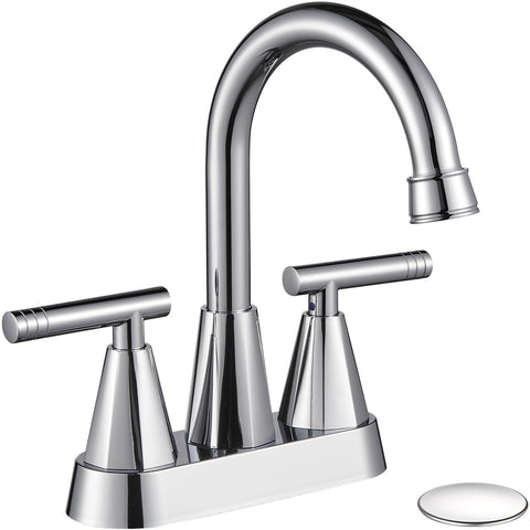 Cobbe Chrome faucet with 360-degree swivel enhances sink flexibility