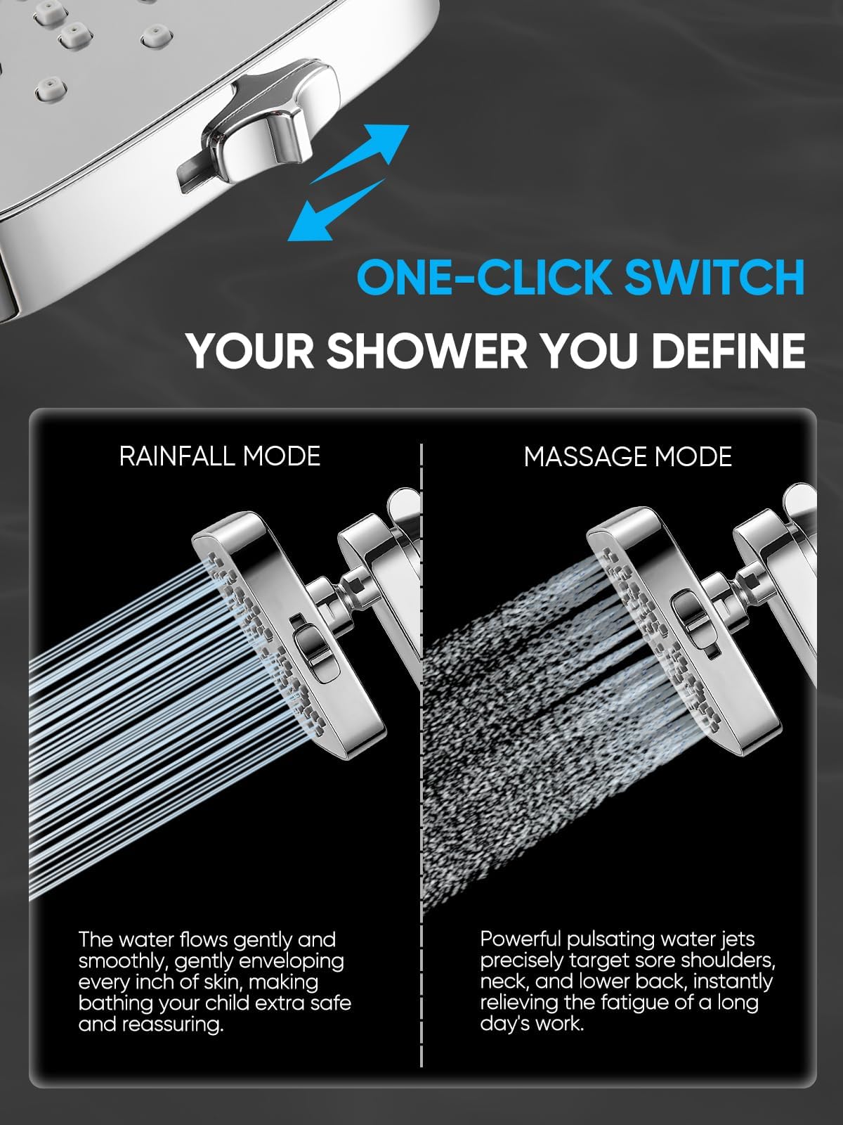 Cobbe handheld five-mode spray for versatile rinsing and cleaning