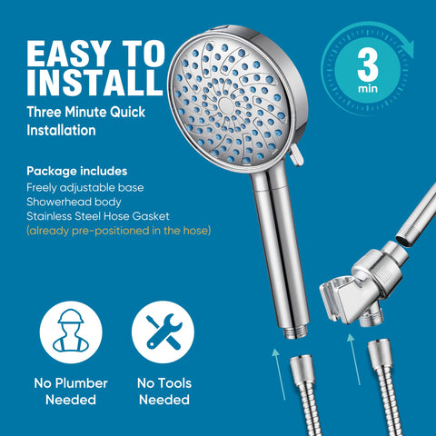 Cobbe hard-water filtration media supports more comfortable shower water.
