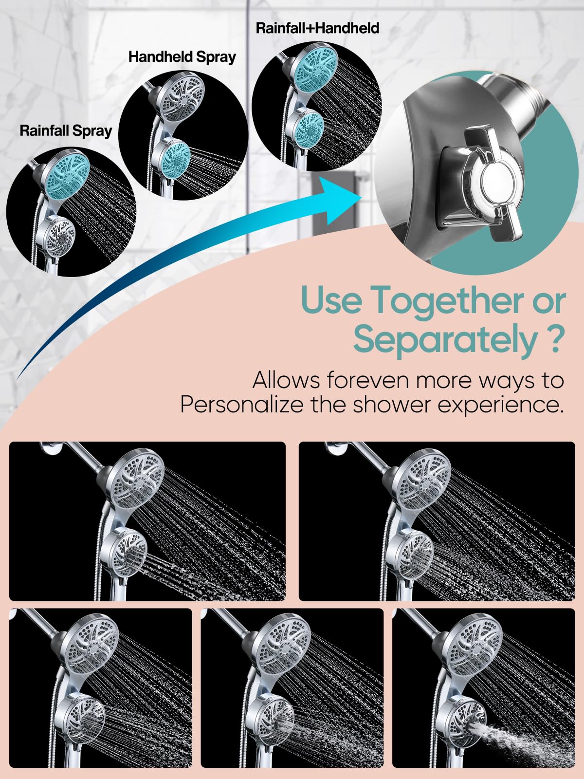 Cobbe hose end rotates 360 degrees to prevent tangling and snagging.