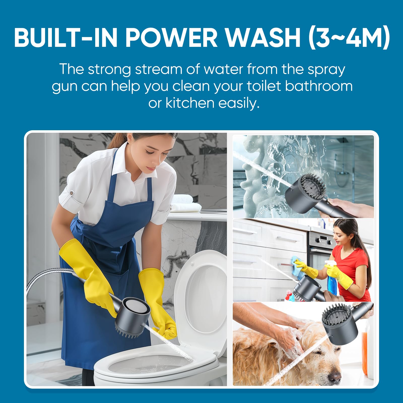 Cobbe Ion Drops shower head reduces chlorine exposure during showers.