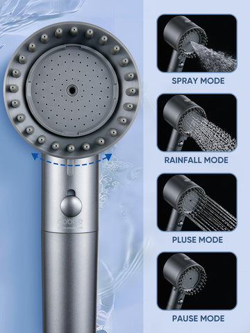 Cobbe Ion Drops five-spray models close-up highlights versatile shower modes for customized cleansing.