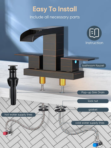 Cobbe oil rubbed bronze finish resists fingerprints and maintains beauty.