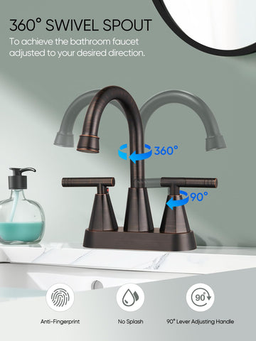 Cobbe Orb pop-up drain included for convenient sink maintenance