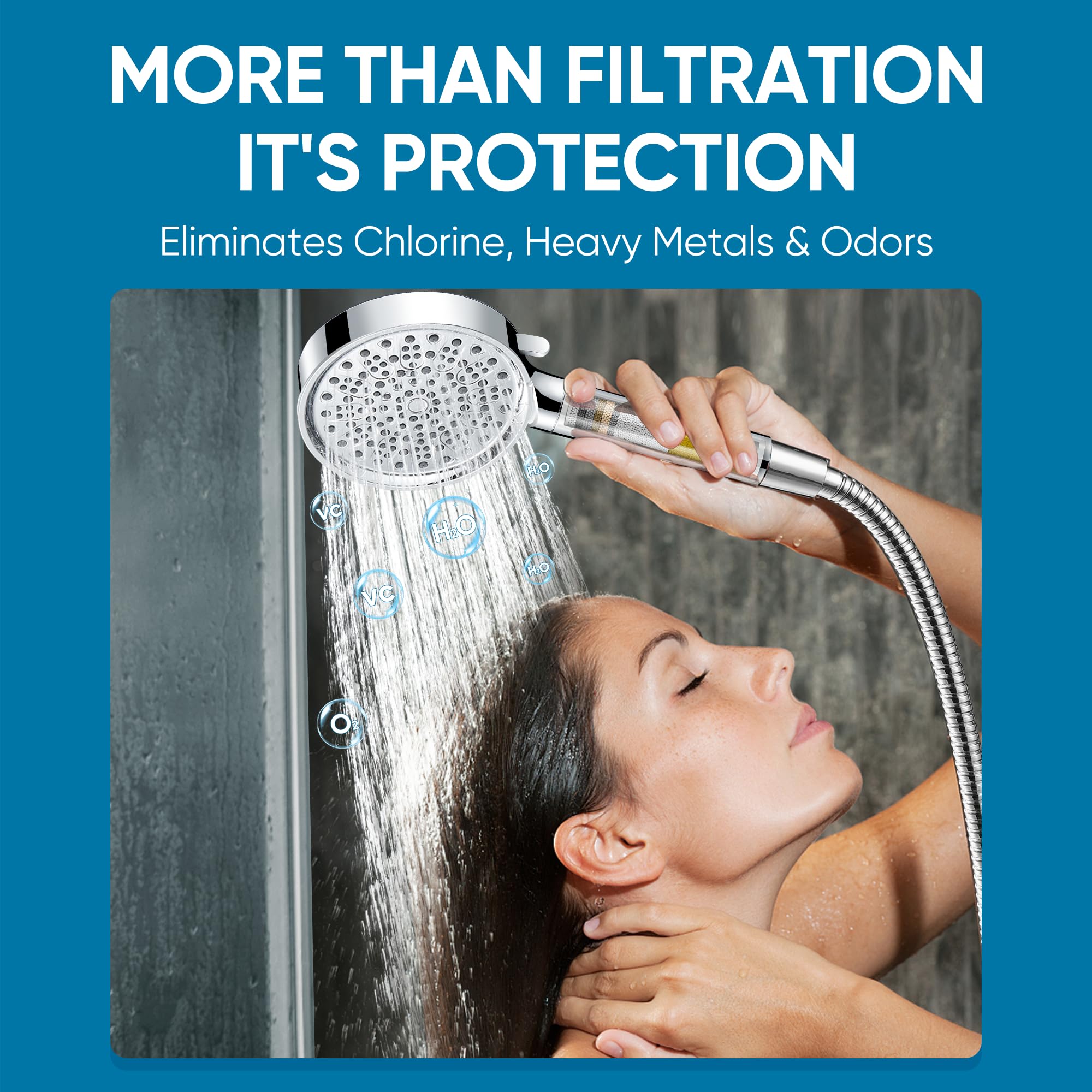 Cobbe six-spray-modes control for customizable comfort during daily routines.