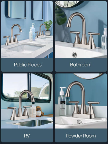 Cobbe included flexible supply hoses for easy setup