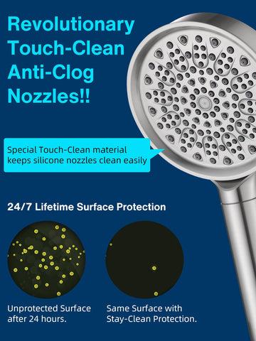 Cobbe water softening beads address hard water minerals for smoother skin.