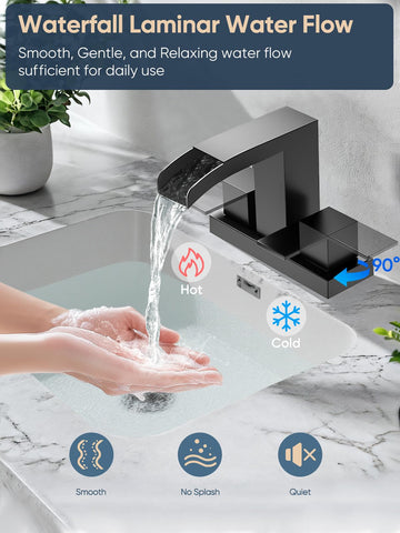 Cobbe dual-handle design for precise temperature control