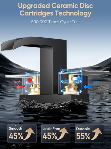 Cobbe pop-up drain included for easy sink maintenance