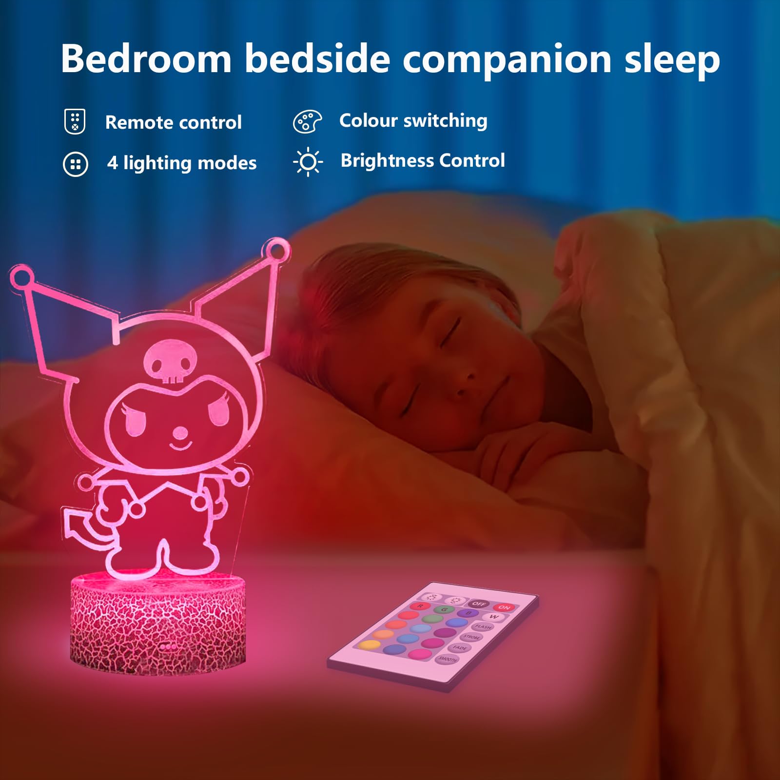 COBIKU 16 Colors Night Light ambient decor idea for desks and shelves