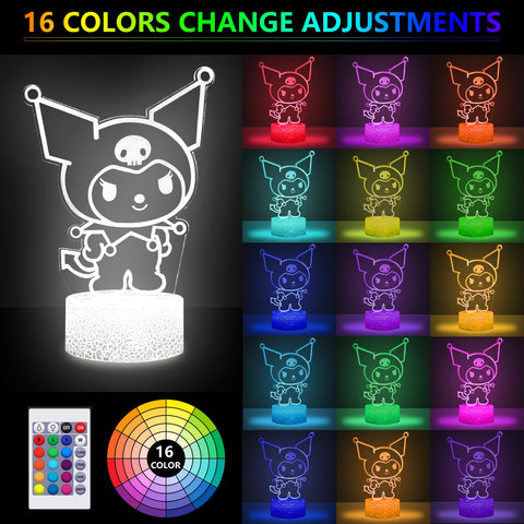 COBIKU 16 Colors Night Light remote control view showing easy color and brightness changes