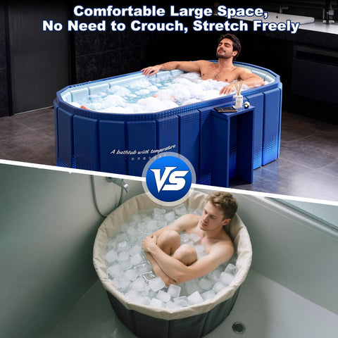 COBOPANDA tub with ergonomic 20-inch depth for easy entry and deep soak