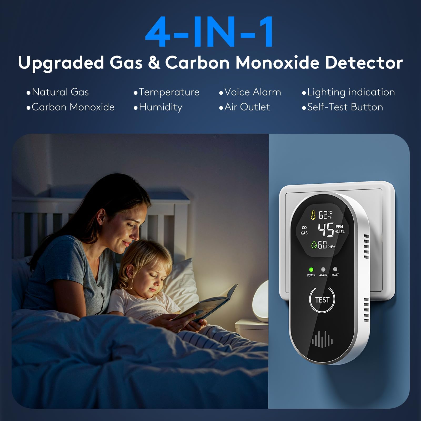 COCHYSCELA plug-in outlet setup with easy installation in any room.