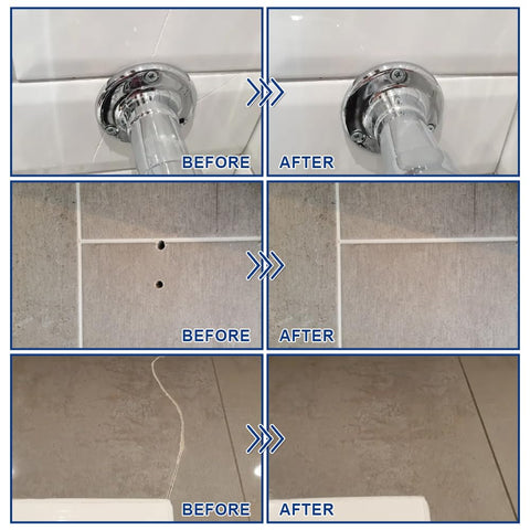 Cocomfix Tile Repair Kit color palette close-up illustrating eight pigments for shade matching