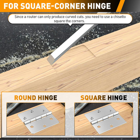 Cocowin all-in-one hinge kit includes template and bits.