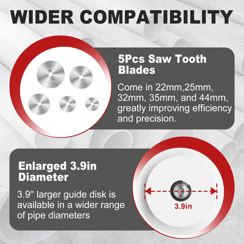 Cocowin depth guide demonstrates 7-inch adjustable depth for controlled cuts.