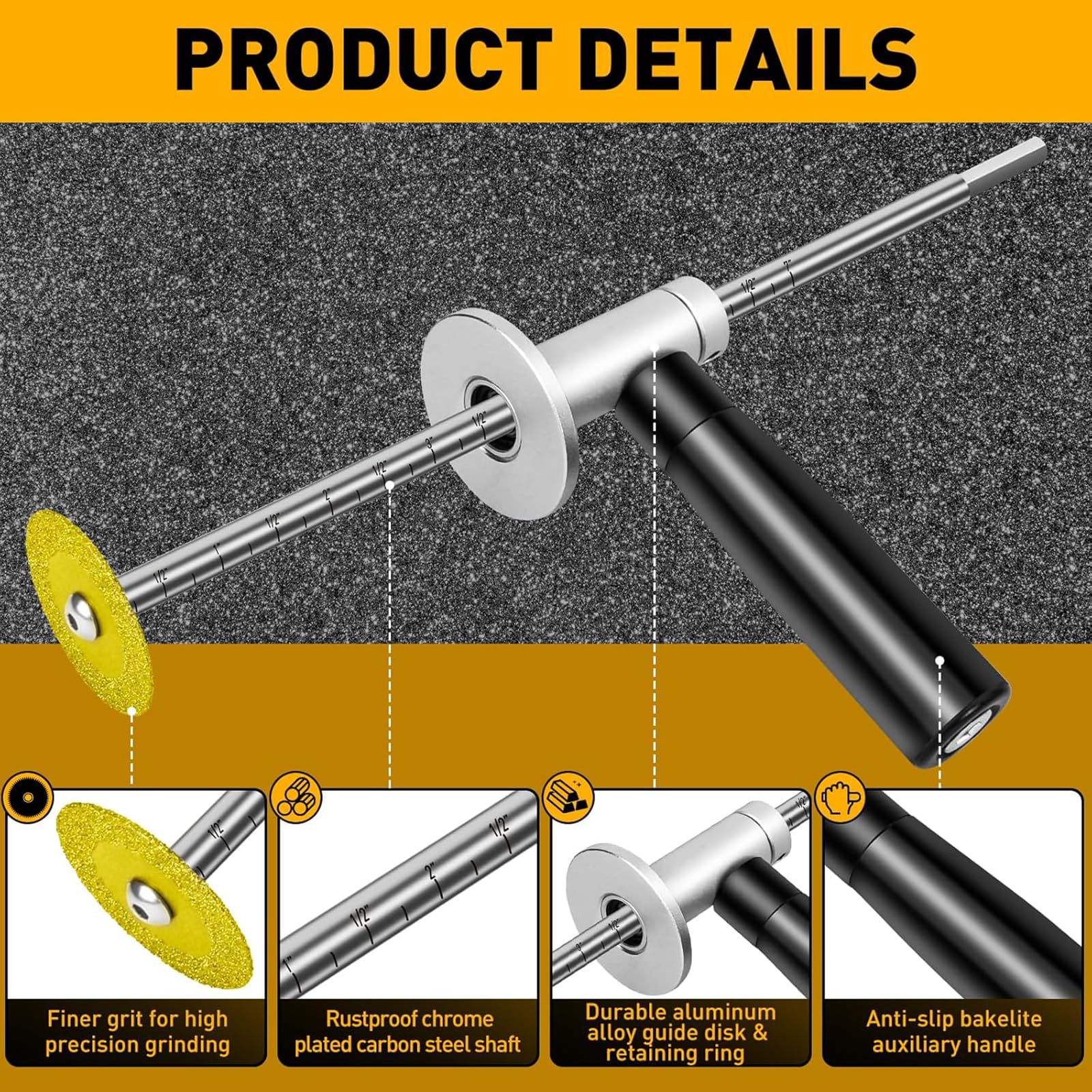 Cocowin quarter-inch hex shank compatible with drills and impact drivers.