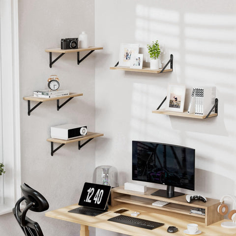 COCOYA shelf brackets in a DIY setup for home organization