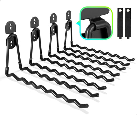 COCOYA garage hooks 11.8-inch length for sturdy wall-mounted tool organization.