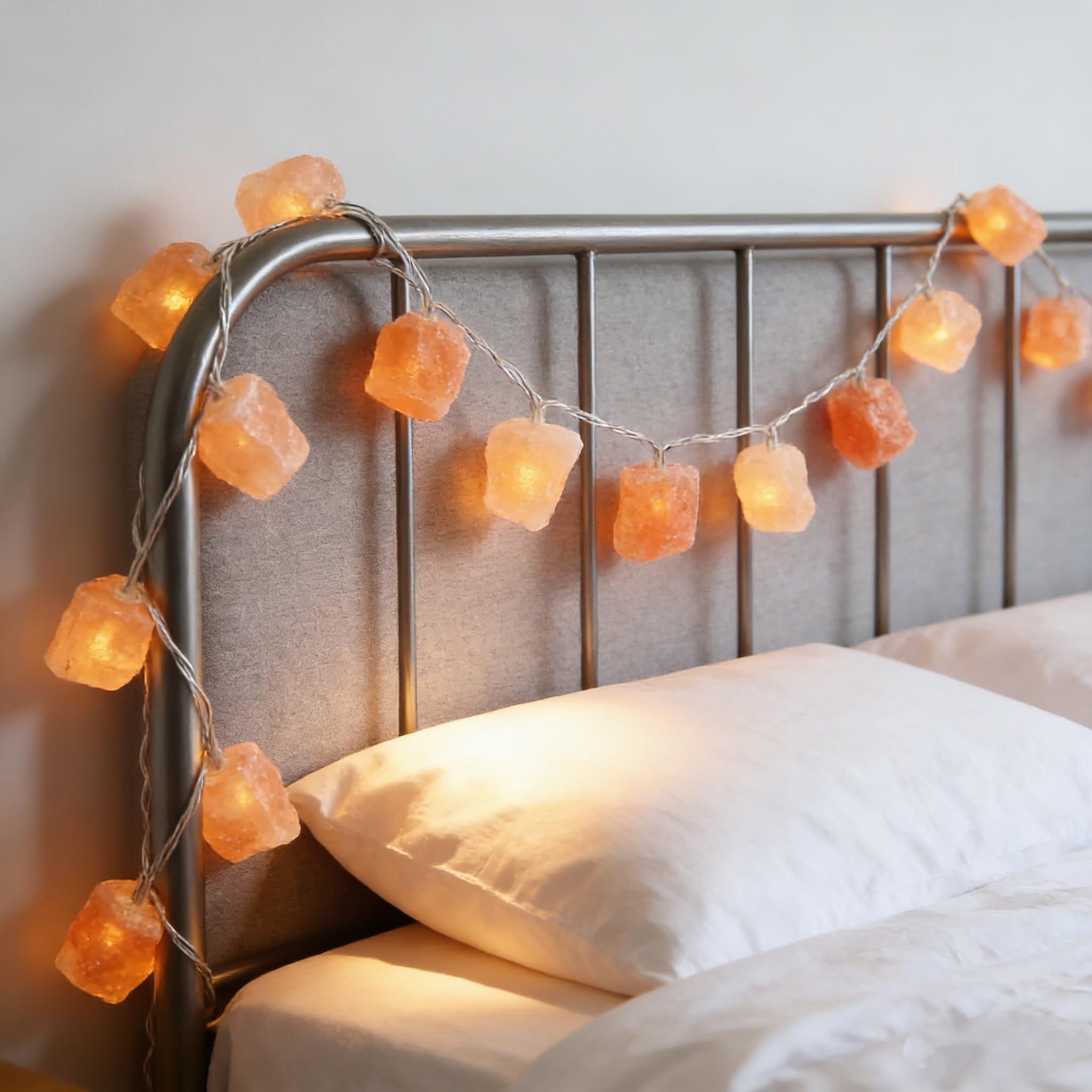Codear USB-powered salt light string for safe indoor ambiance